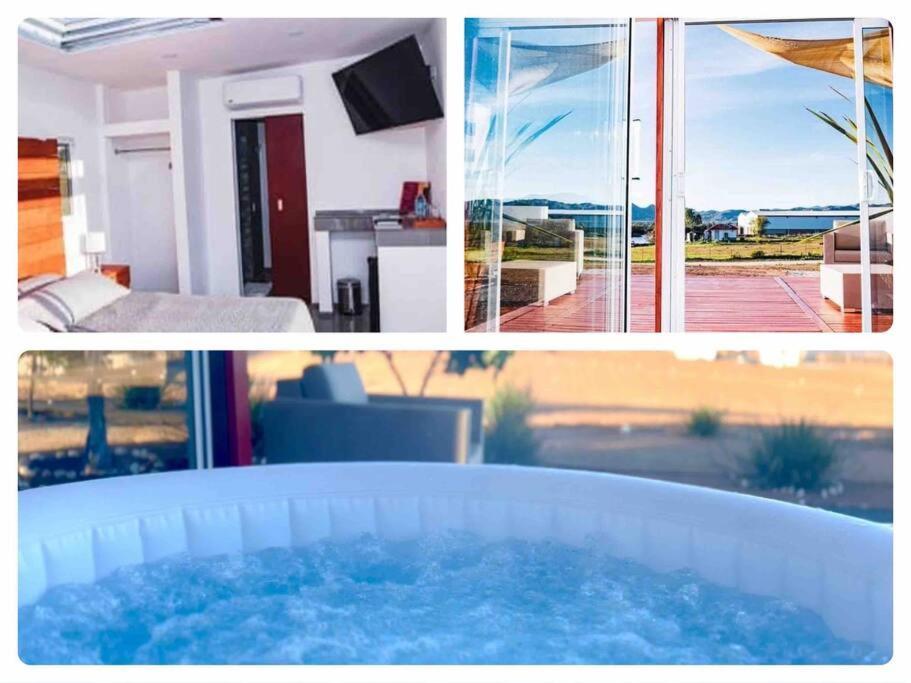 Cabana El Alamo Con Jacuzzi Villa Valle de Guadalupe Kültér fotó