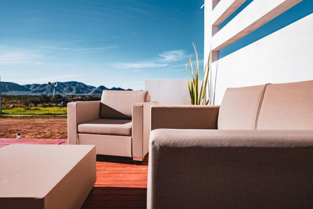Cabana El Alamo Con Jacuzzi Villa Valle de Guadalupe Kültér fotó