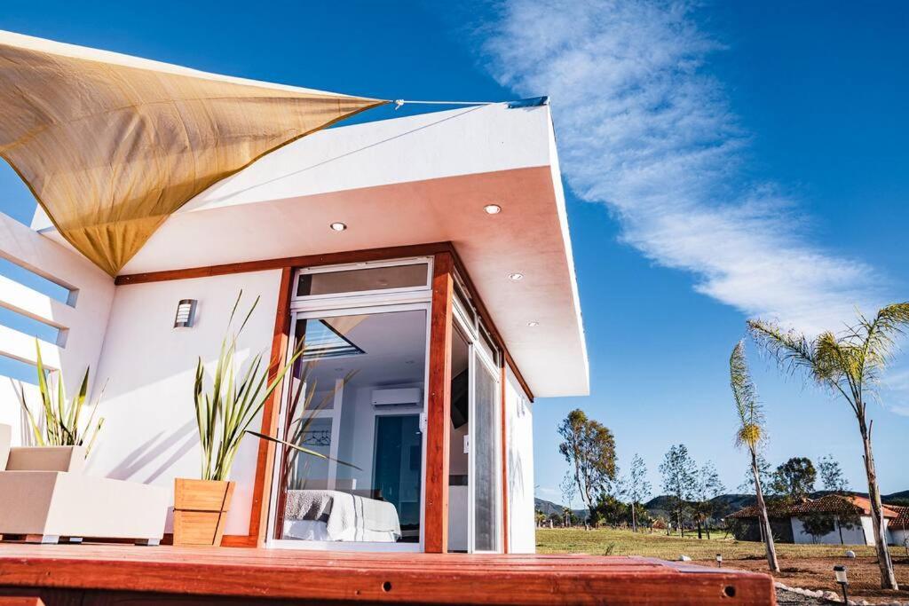 Cabana El Alamo Con Jacuzzi Villa Valle de Guadalupe Kültér fotó