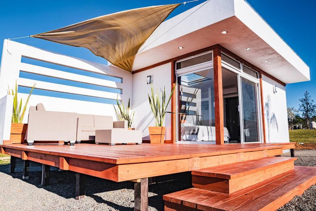 Cabana El Alamo Con Jacuzzi Villa Valle de Guadalupe Kültér fotó