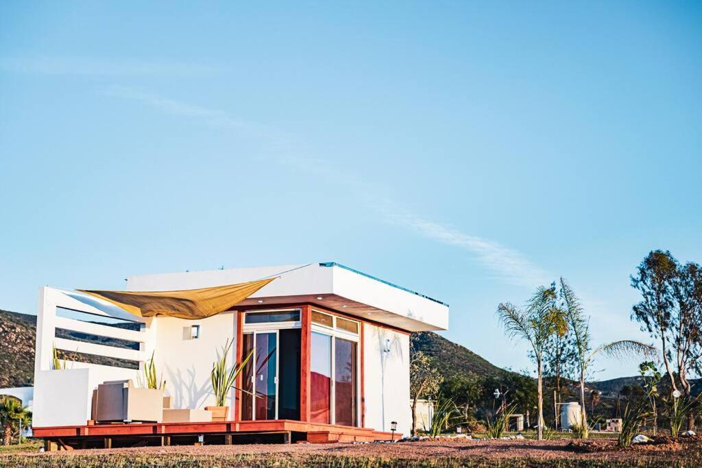 Cabana El Alamo Con Jacuzzi Villa Valle de Guadalupe Kültér fotó