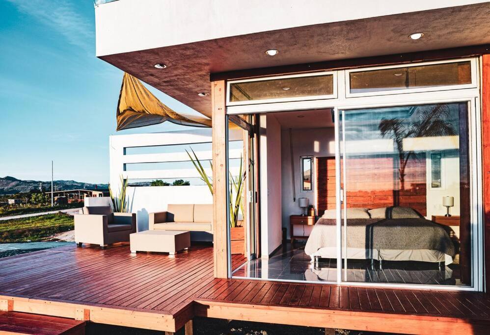 Cabana El Alamo Con Jacuzzi Villa Valle de Guadalupe Kültér fotó