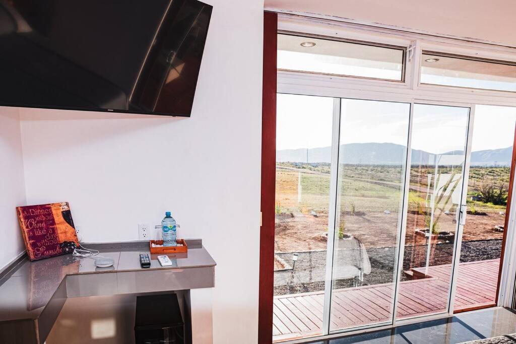 Cabana El Alamo Con Jacuzzi Villa Valle de Guadalupe Kültér fotó