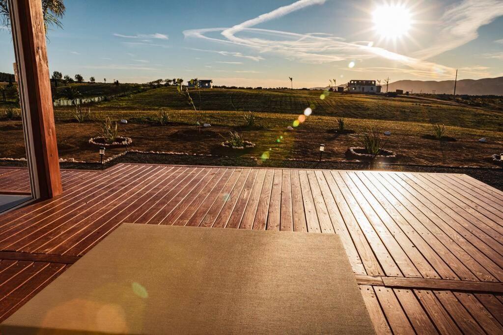 Cabana El Alamo Con Jacuzzi Villa Valle de Guadalupe Kültér fotó