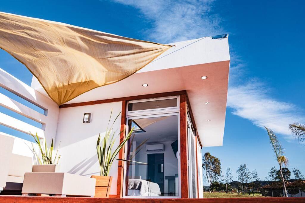 Cabana El Alamo Con Jacuzzi Villa Valle de Guadalupe Kültér fotó